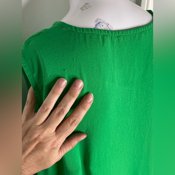 PATRIZIA LUCA Green Sleeveless High-Low Tunic Dress - Picture 15 of 16